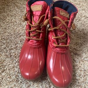 Sperry waterproof duck boots size 10